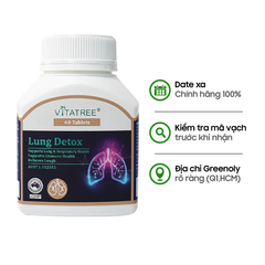Hỗ Trợ Thải Độc Phổi Lung Detox Vitatree Của Úc 60 Viên