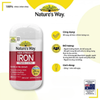 Nature's Way Viên Uống High Strength Iron Kết Hợp Vitamin C Và B12 Bổ Sung Sắt Hàm Lượng Cao Hỗ Trợ Chuyển Hóa Năng Lượng 30 Viên