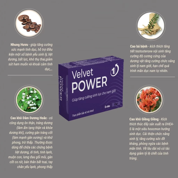 Viên Uống Hauora Velvet Power 1 Hour Hỗ Trợ Tăng Thời Gian