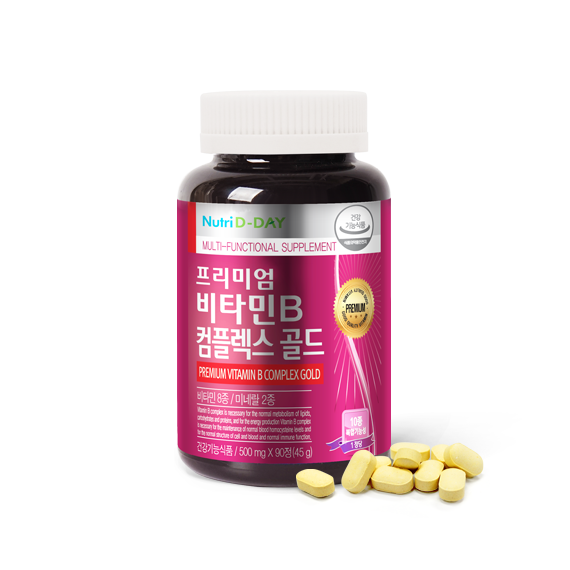 HSD 21/01/2026 Nutri D-Day Viên Uống Vitamin B Complex Gold Giảm Căng Thẳng, Mệt Mỏi 90 Viên