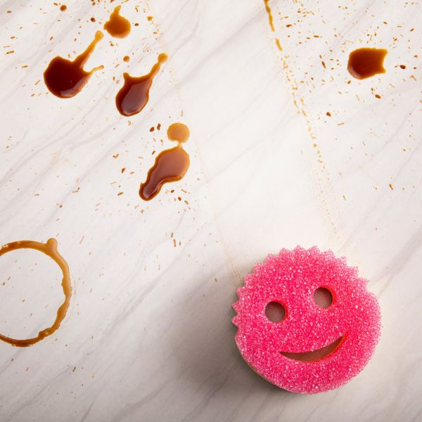 Scrub Mommy Pink Bọt Biển Măt Cười 2 Mặt Lau Chùi Đa Năng 1 Miếng