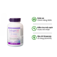 Webber Naturals Viên Uống Collagen 30 Giảm Nhăn Tăng Đàn Hồi Da Hộp 180 viên