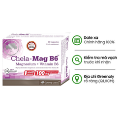 Olimp Labs Viên Uống Chela Mag B6 Hỗ Trợ Giảm Mệt Mỏi Hộp 30 Viên