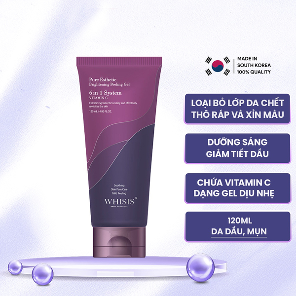 Whisis Gel Tẩy Tế Bào Da Chết 6 In 1 System 120ml