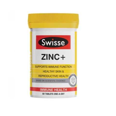 Swisse Viên Uống Bổ Sung Kẽm Ultiboost Zinc+ 60 Viên