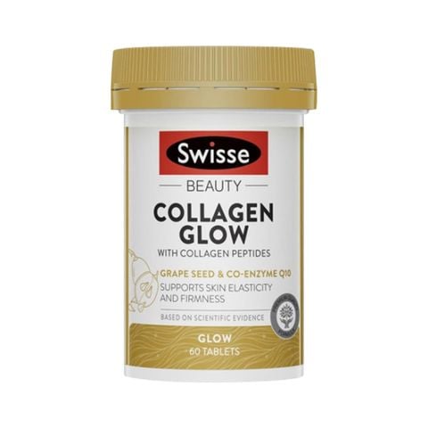 Swisse Viên Bổ Sung Collagen Beauty Glow 60 Viên