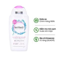 Femfresh Dung Dịch Vệ Sinh Phụ Nữ Viêm Nhiễm Phụ Khoa Soothing Wash 250ml