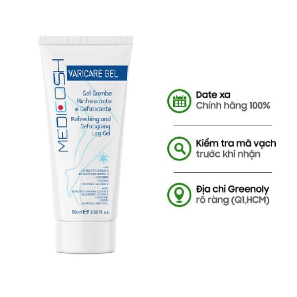 Medicosh Kem Hỗ Trợ Cải Thiện Giãn Tĩnh Mạch Varicare Gel