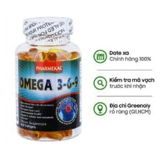 Pharmekal Viên Uống Dầu Cá 3-6-9 Omega 3 6 9 100 Viên