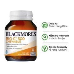 Blackmores Viên Bổ Sung Vitamin C 500mg Dạng Nhai 50 Viên