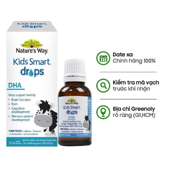 Nature’s Way DHA Dạng Giọt Kids Smart DHA Drops 20ml