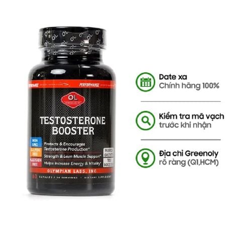 Testosterone Booster Olympian Labs Hỗ Trợ Cân Bằng Và Tăng Cường Sinh Lý Nam