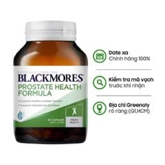 Blackmores Viên Uống Hỗ Trợ Tiền Liệt Tuyến Prostate Health Formula 60 Viên