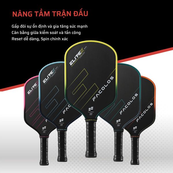 Facolos Vợt Pickleball Pro Series Elite X 14mm