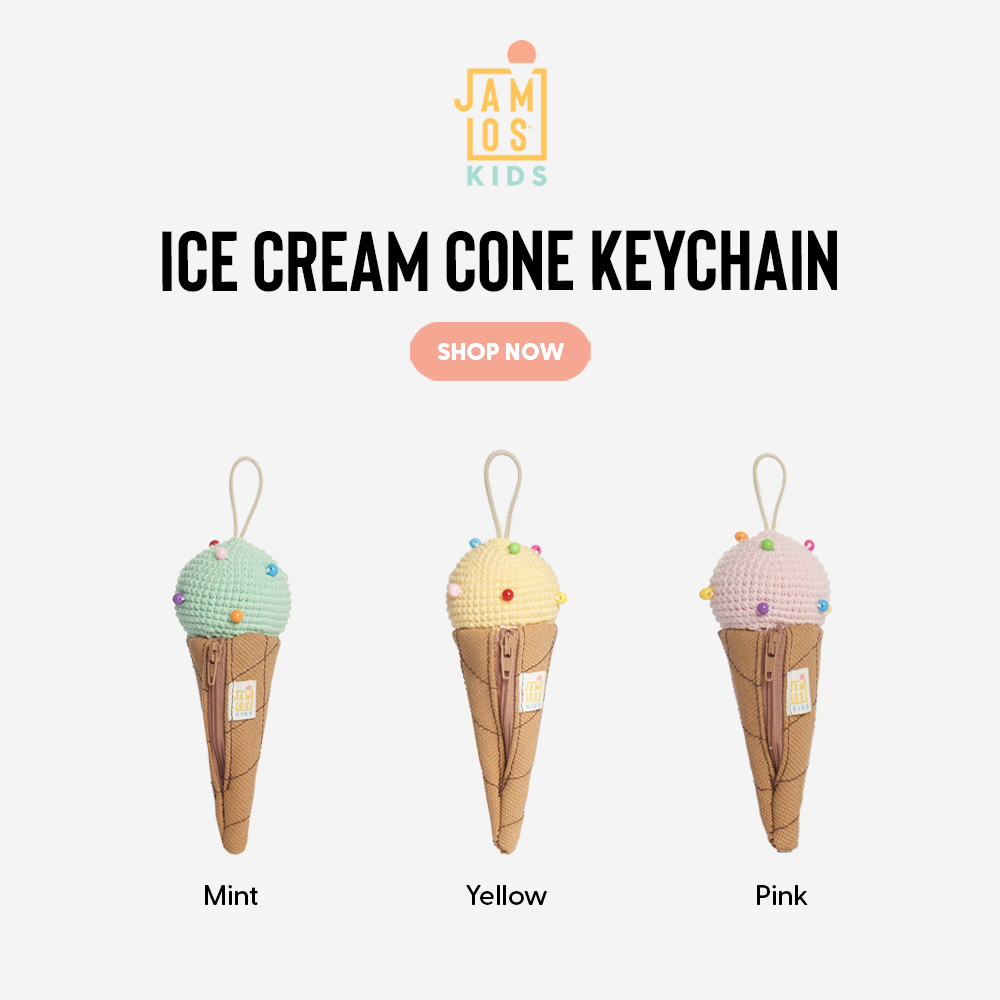 Ice Cream Cone Keychain