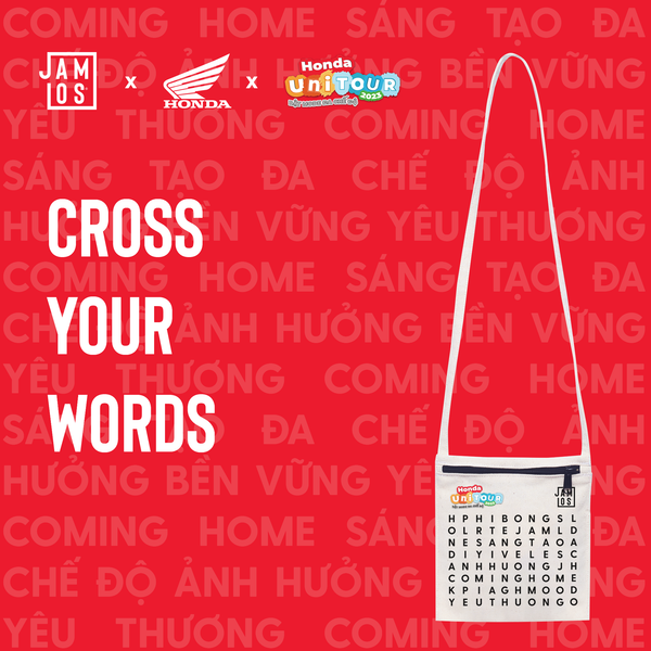 HONDA Crossword Sling Canvas Jamlos HONDA Crossword Sling Canvas Jamlos