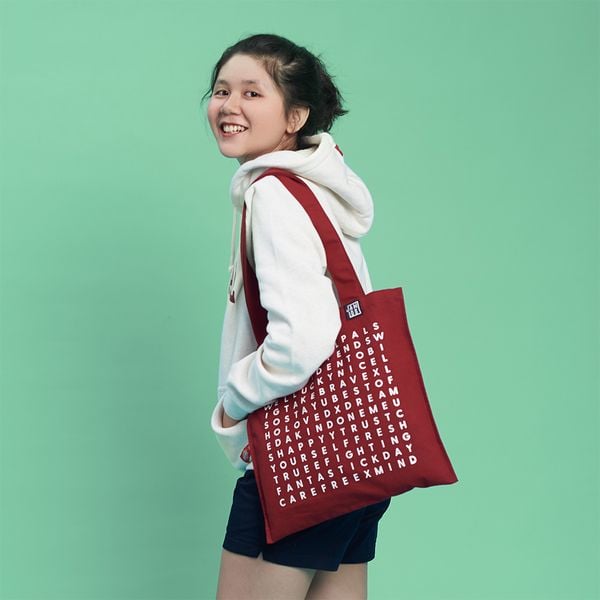 Crossword Tote - Canvas | Jamlos