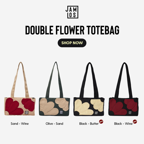 Double Flower Totebag