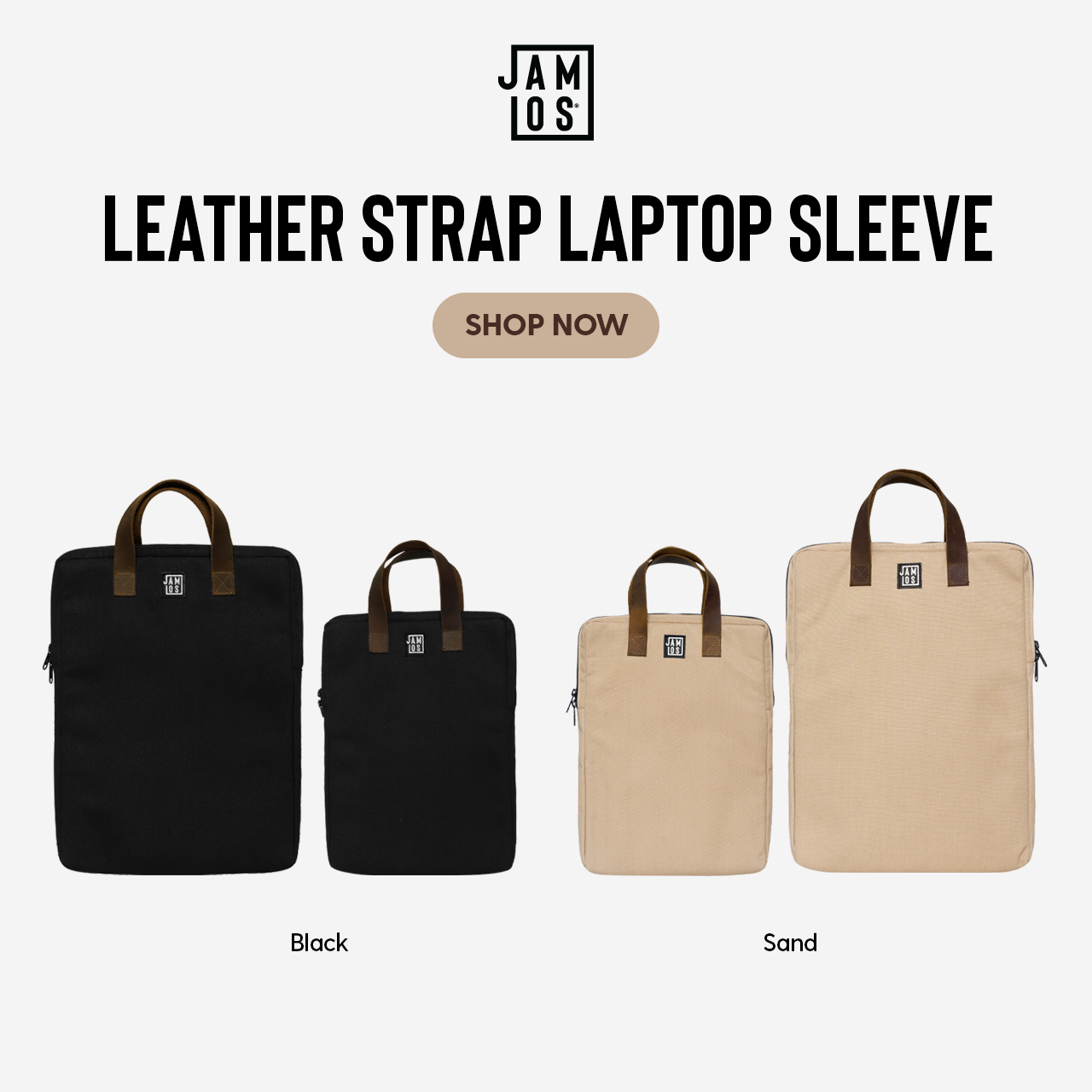 Leather Strap Laptop Sleeve