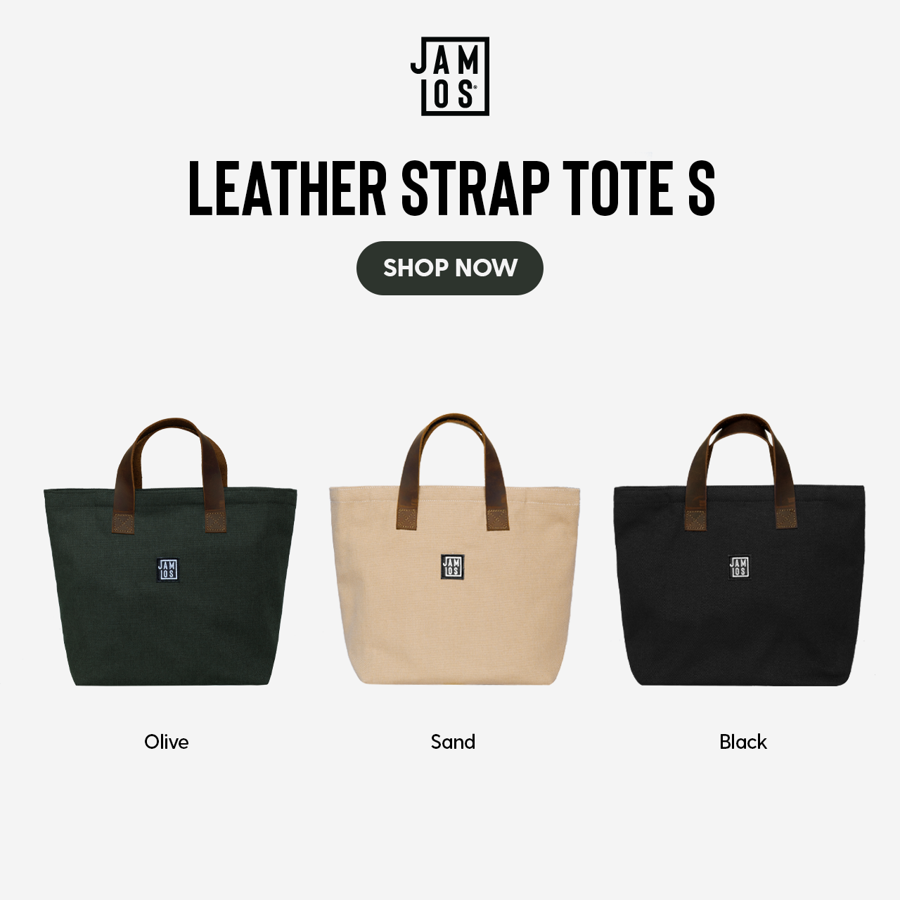 Leather Strap Tote S