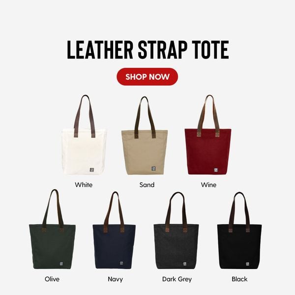 Leather Strap Tote