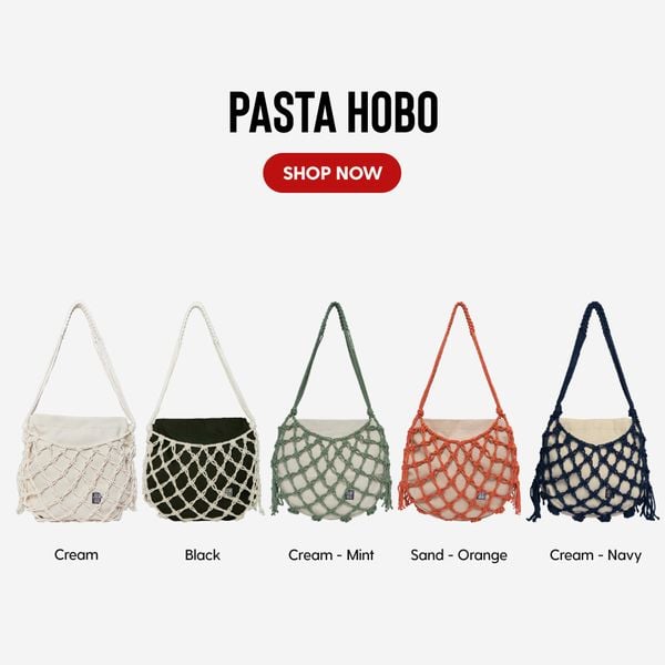 Pasta Hobo Bag
