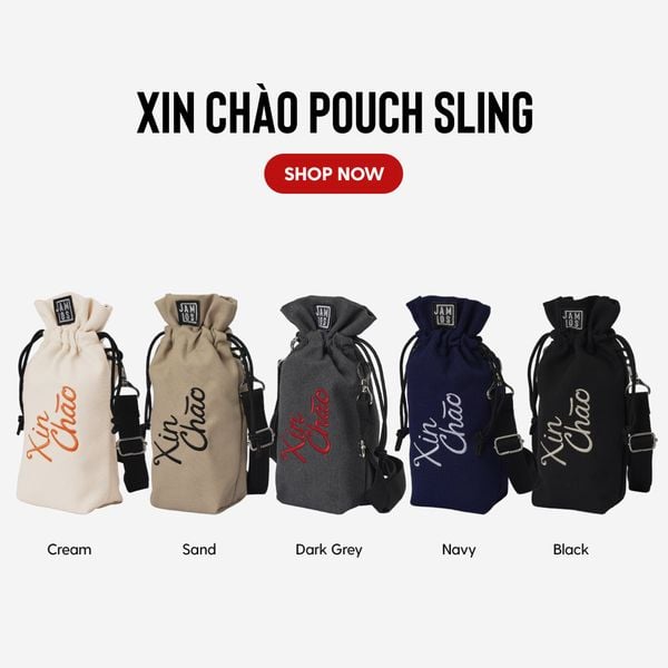 XIN CHÀO Pouch Sling