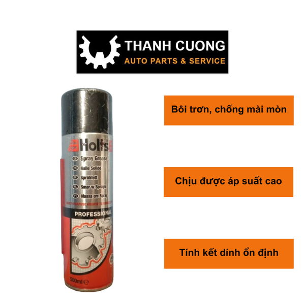  Mở bò nước bôi trơn, chống gỉ Holts 500ml Made in Great Britain...Dùng Bôi Trơn Dây Xích, Rãnh Cao Su Các Loại. 