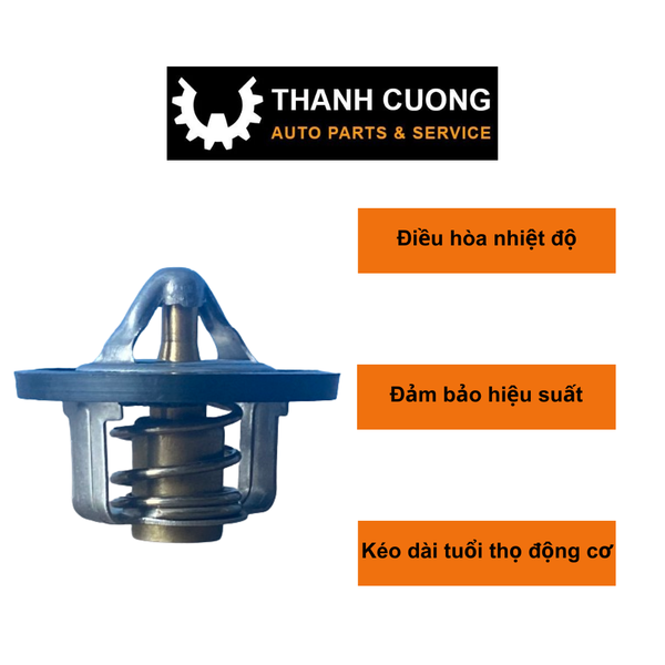  Van Hằng Nhiệt ( Luppe Nước ) Xe DEAWOO LANOS, CILEO, GENTRA, AVEO 1.5... Hàng xịn chính hãng GM - Mã PT: 96143939 