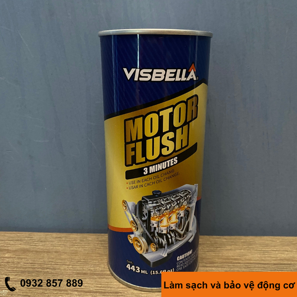  Chai Dung Dịch Súc Rửa Động Cơ Ô tô, Xe máy,...Thương Hiệu VISBELLA ( Lon 443ml ) 