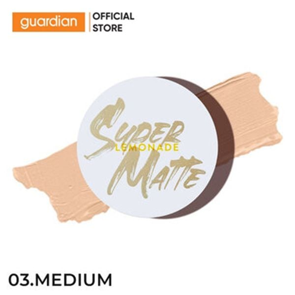 Phấn Nước Siêu Kiềm Dầu Lemonade Super Matte Cushion 03 Medium 15G