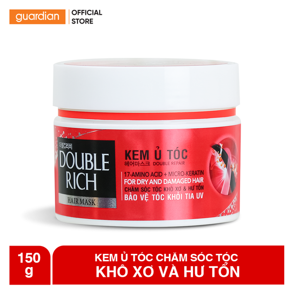 Kem Ủ Tóc Giúp Phục Hồi Tóc Hư Tổn Double Rich 150Gr