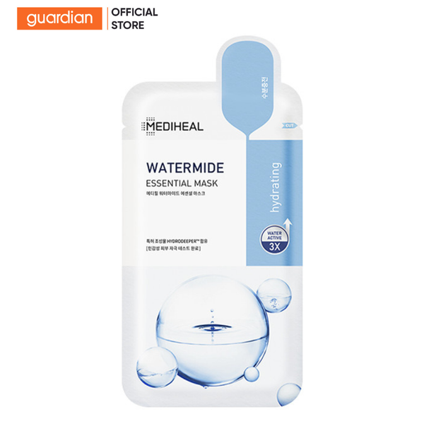 Mặt Nạ Dưỡng Ẩm Watermide Essential Mask Mediheal 24Ml