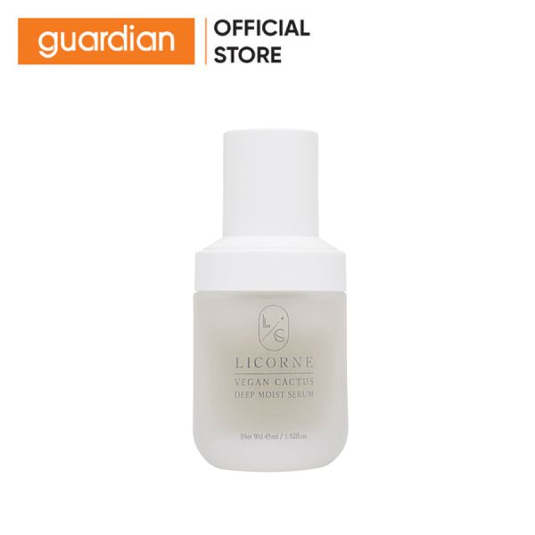 Tinh Chất Dưỡng Ẩm Licorne Vegan Cactus Deep Moist Serum Chiết Xuất Xương Rồng 45ml