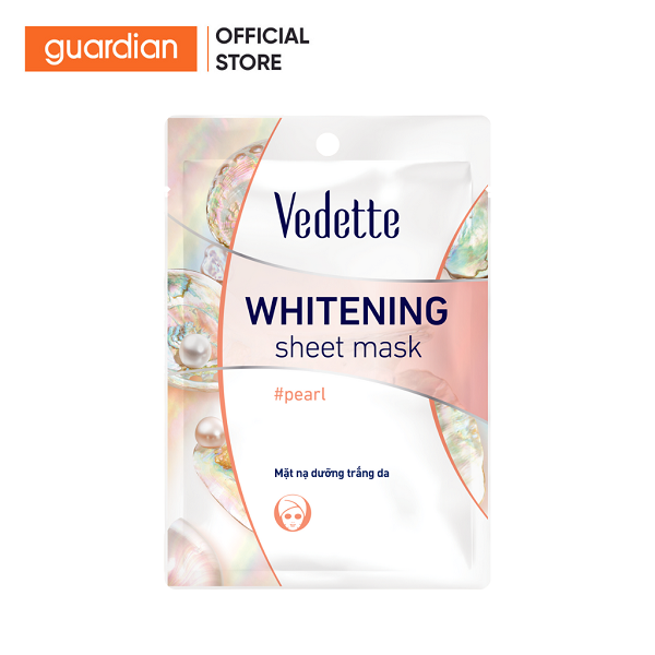 Mặt Nạ Giấy Dưỡng Sáng Da Ngọc Trai Vedette 22Ml