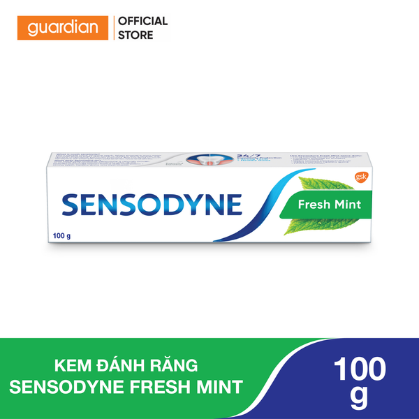 Kem Đánh Răng Sensodyne Fresh Mint Bạc Hà The Mát 100G