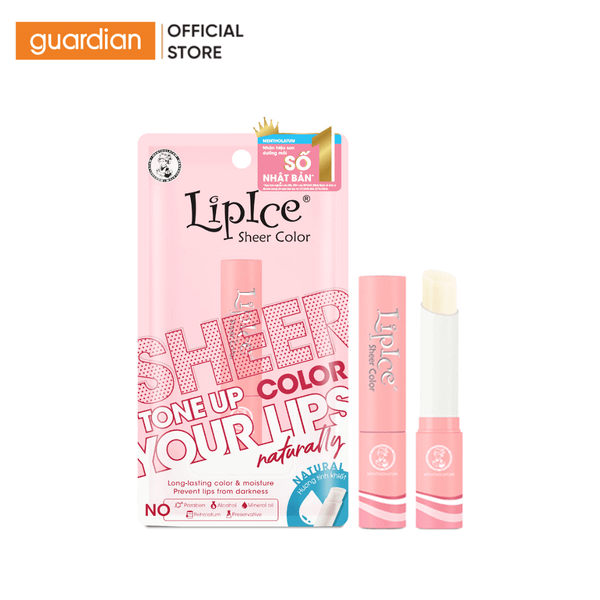 Son Dưỡng Môi Lipice Sheer Color Natural Hương Tinh Khiết 2,4Gr