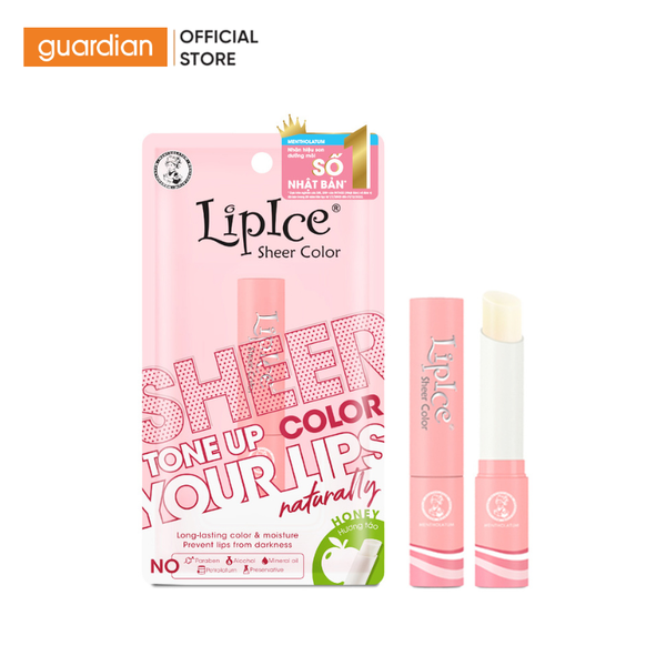 Son Dưỡng Lipice Sheer Color Honey Hương Táo 2,4Gr