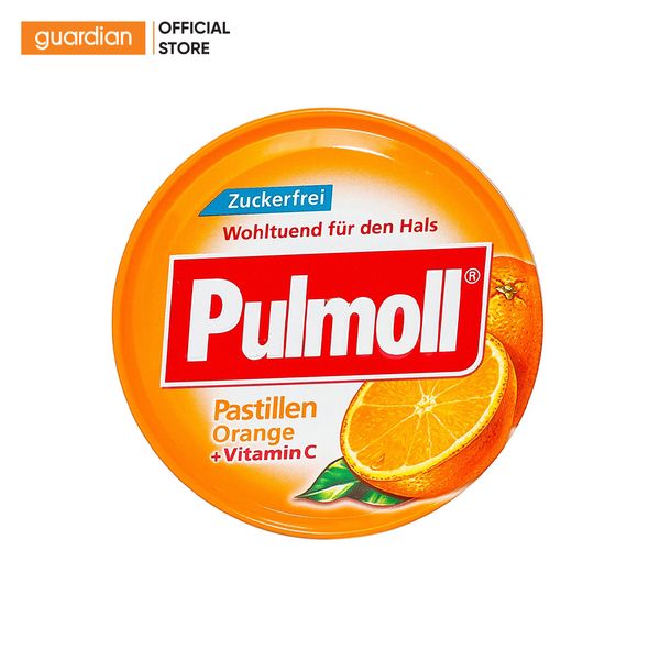 Kẹo Ngậm Không Đường Vị Cam Pulmoll 50Gr