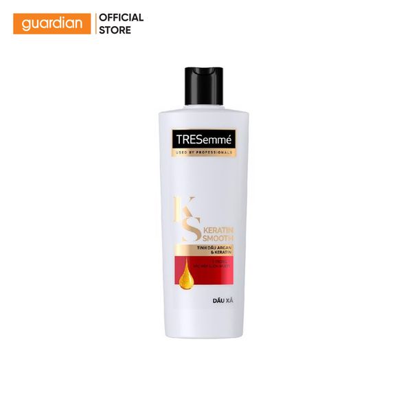 Dầu Xả Vào Nếp Suôn Mượt Keratin Smooth Tresemmé 340Gr