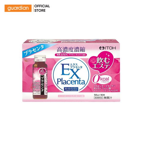 Nước Uống Làm Đẹp Da Từ Nhau Thai Cừu Itoh Naris EX Placenta 50ml x 10 chai