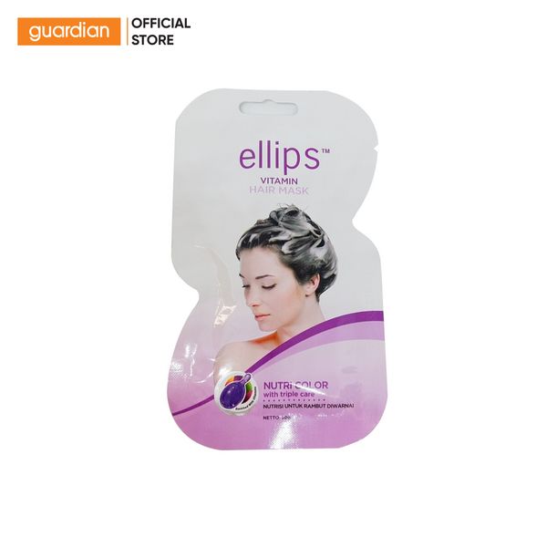 Kem Ủ Tóc Dưỡng Tóc Nhuộm Ellips Hair Mask Nutri Color 20gr