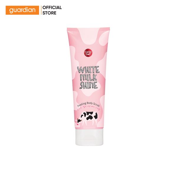 Tẩy Tế Bào Chết Sữa Bò White Milk Shine Peeling Body Scrub Cathy Doll 320Ml