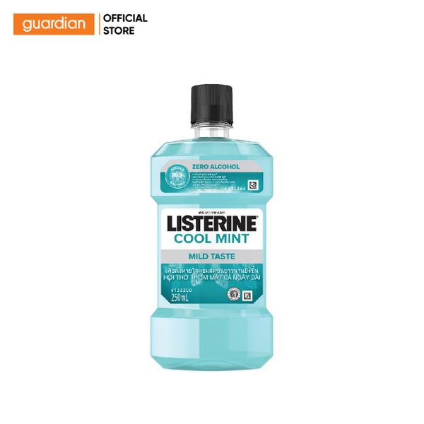 Nước Súc Miệng Không Cay Cool Mint Zero Alcohol Listerine 250Ml