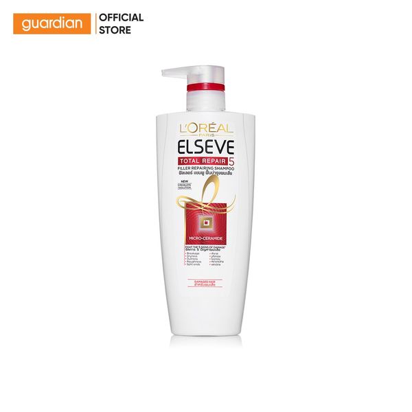 Dầu Gội Giúp Phục Hồi Tóc Hư Tổn L'Oréal Paris Elseve Total Repair 5 Shampoo 650ml