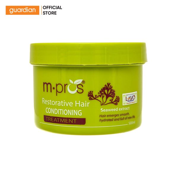Kem Hấp Dầu Phục Hồi Tóc Hư Tổn Chiết Xuất Rong Biển M.Pros Restorative Hair Conditioning Treatment 500ml