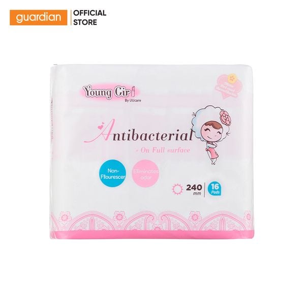 Băng Vệ Sinh Uucare Ban Ngày Young Girl 24Cm 16 Miếng