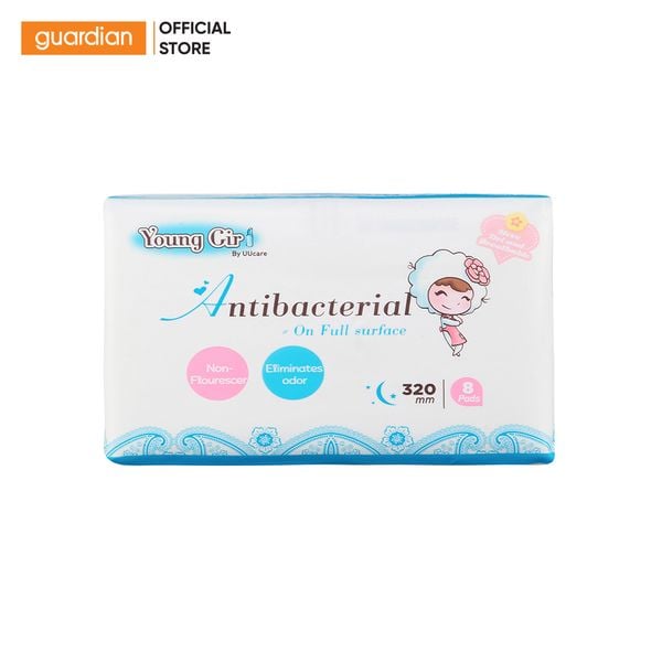 Băng Vệ Sinh Uucare Ban Đêm Young Girl 32Cm 8 Miếng