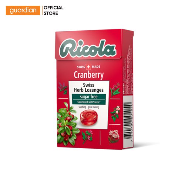 Kẹo Thảo Mộc Vị Việt Quất Ricola 40Gr