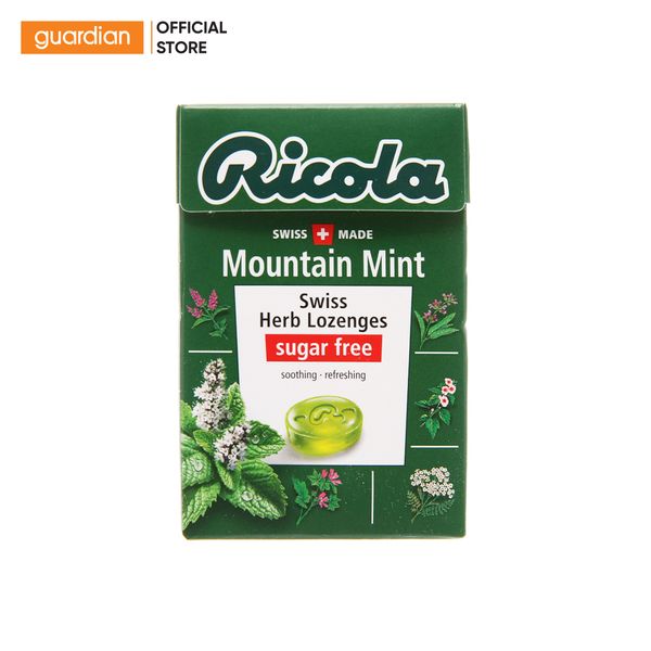Kẹo Thảo Mộc Bạc Hà Mountaint Mint Ricola 40Gr